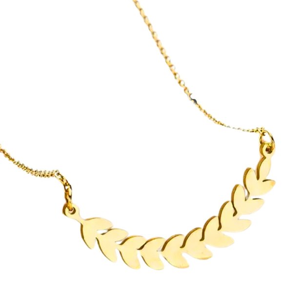 Stainless Steel Leaves Shape Pendant - Picture 1 of 2